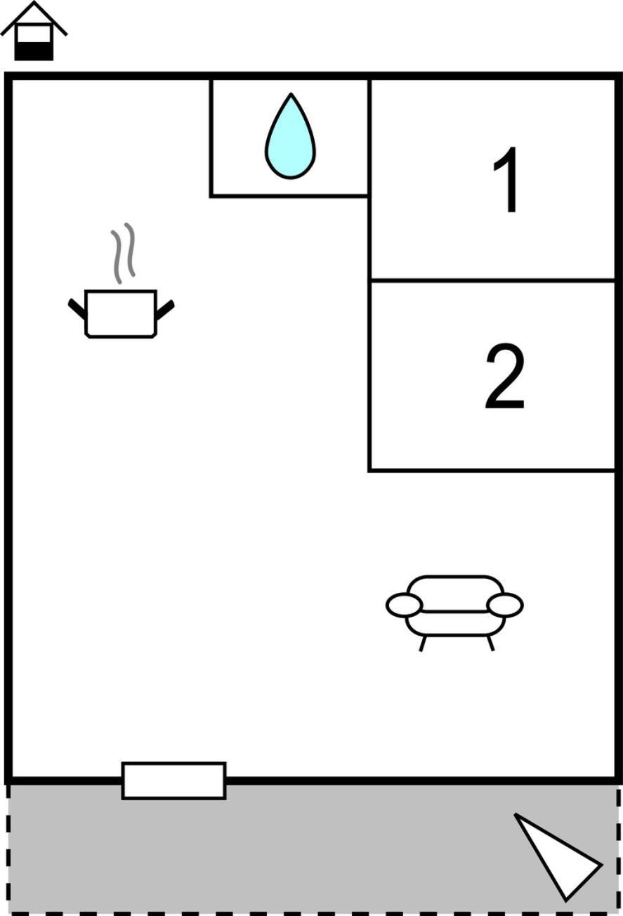 Cozy Apartment In Vir With Kitchen Kültér fotó
